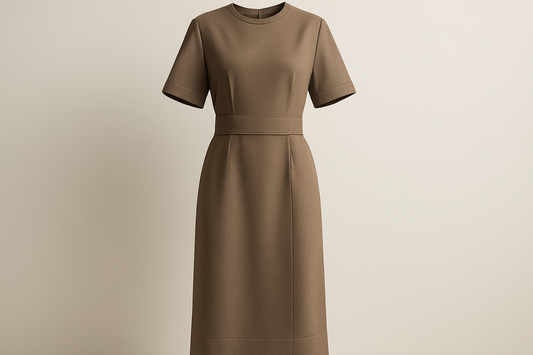 HeavyHug Lounge Dress – Structured Comfort, Made to Last