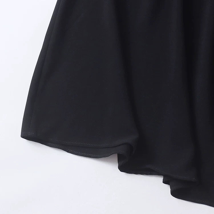 Black Top Suit Lace Temperament