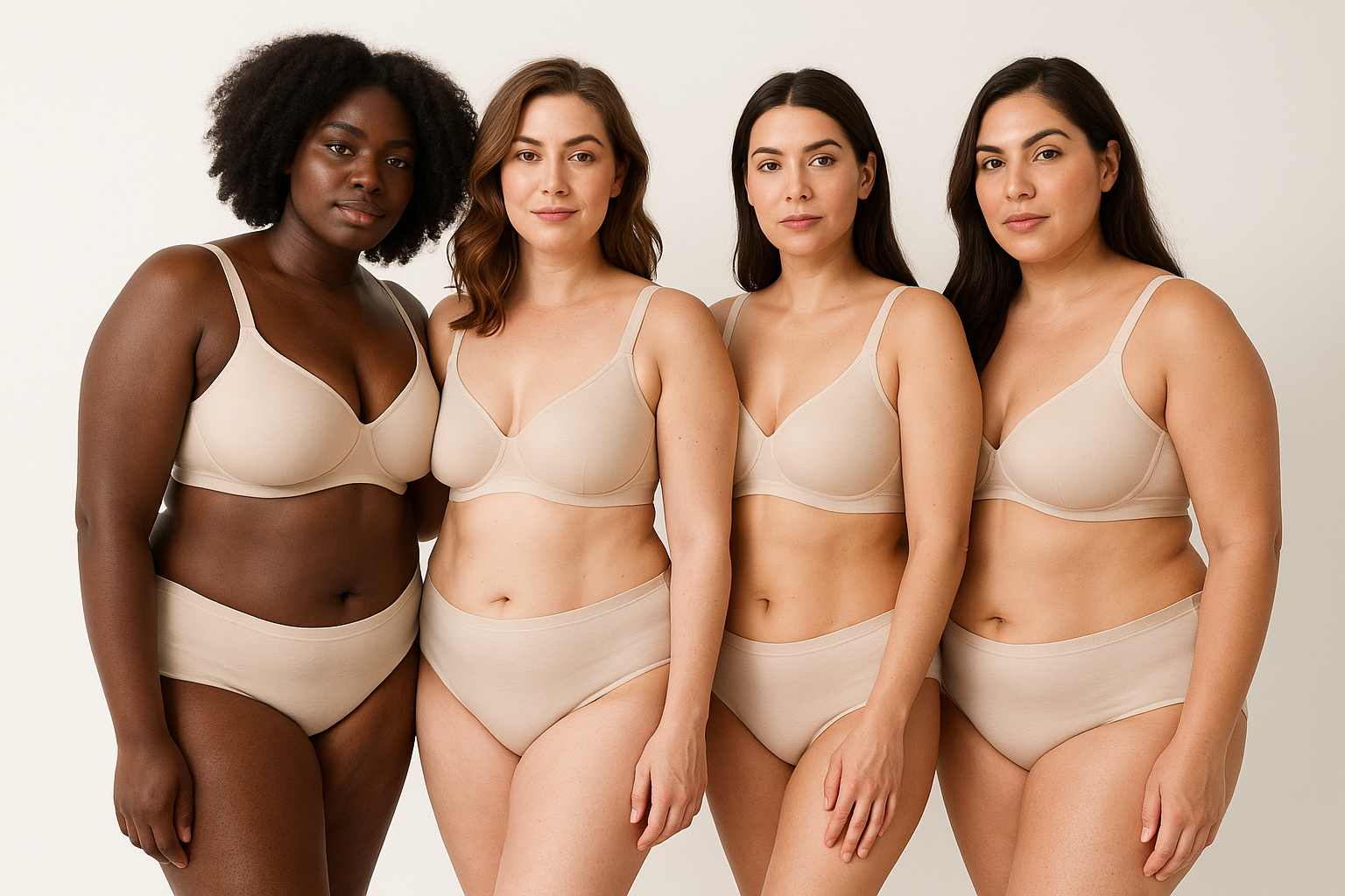 add  women wearing a plus size panties